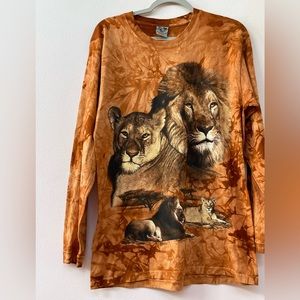 Back to earth vintage 90’s Tie dye lion